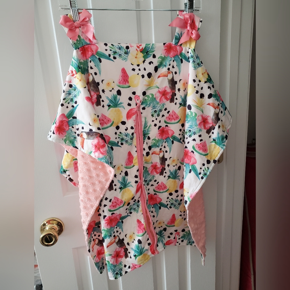 Baby girl car seat cover